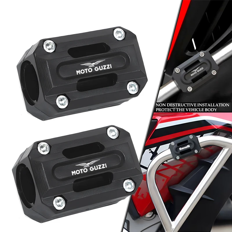 For Moto Guzzi V85TT V100 V9 ​​Roamer Bobber V85 TT V7 Stone/Special Bumper Protection Engine Crash Bar Protector Accessories