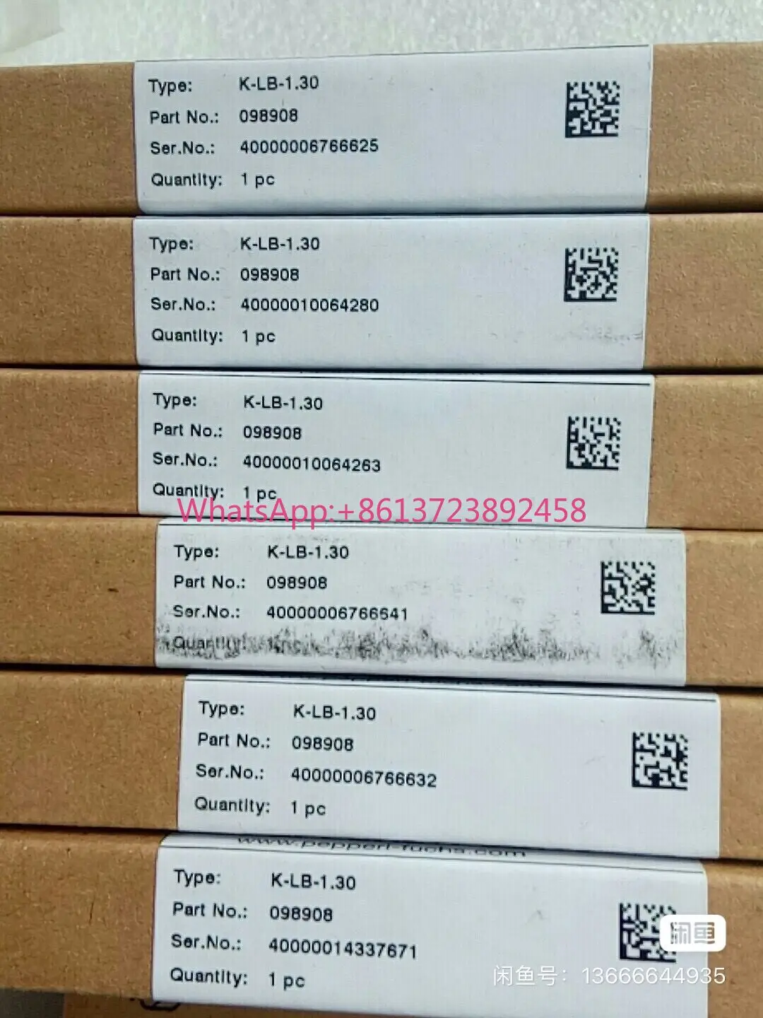 

Brand new original imported Pepperl + Fuchs safety barrier K-LB-1.30