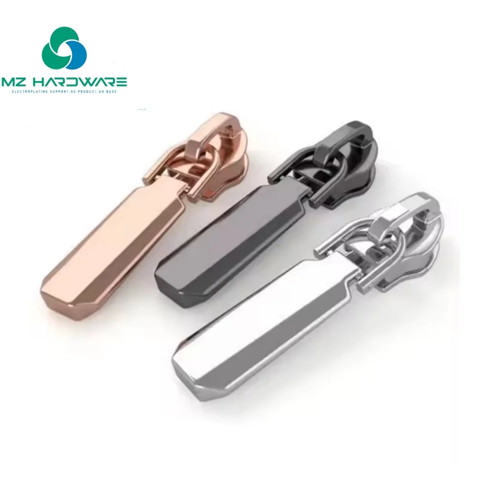 1 Pcs Zipper Head Pullers For Bag Wholesale Round Shape Making Custom Logo Bag Metal Zipper Slider Puller For Purse