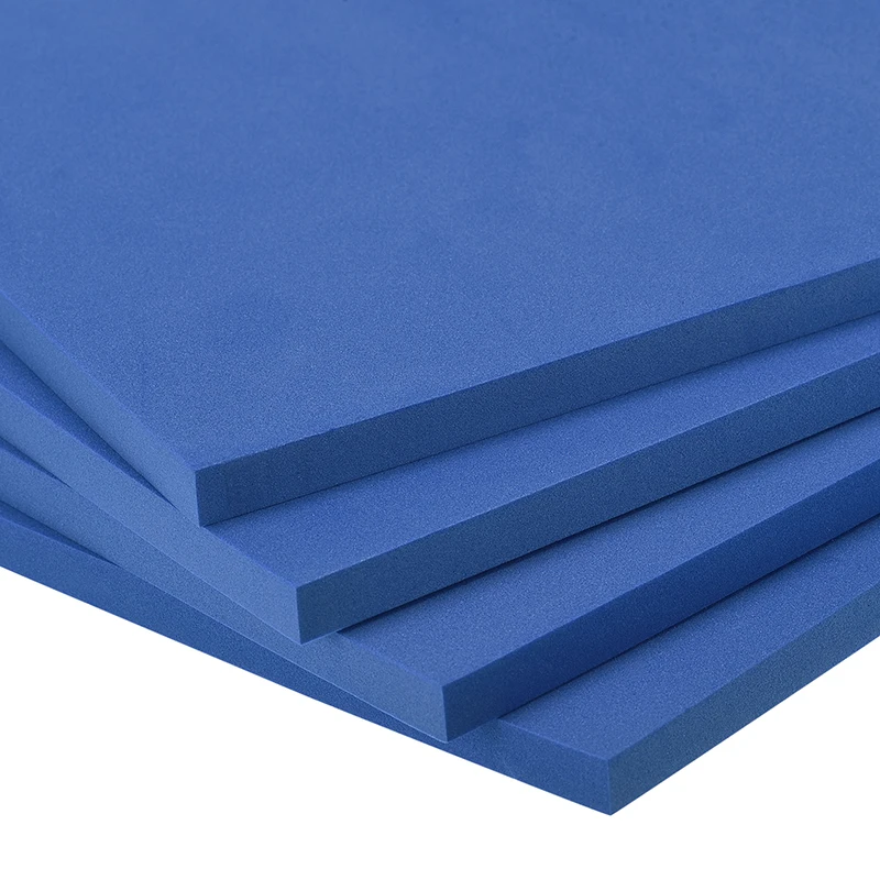 4pcs 3/5/7/10mm Blue EVA Foam Sheets Spone Foam 10x10 Inch Craft EVA Sheets DIY Handmade Model Making Material