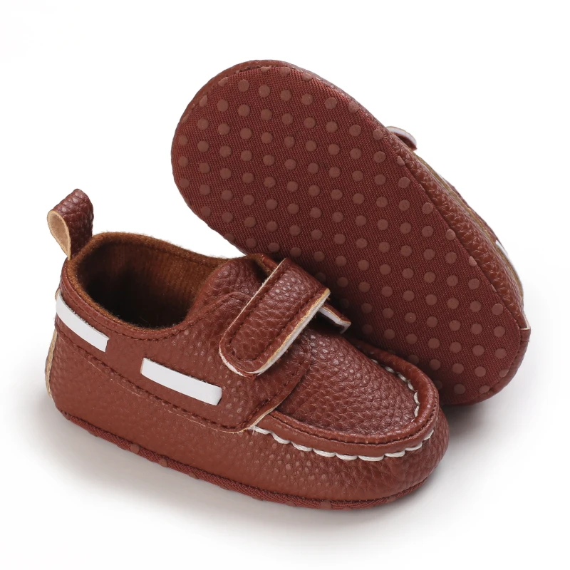 Classic Fashion Boys And Girls Flat Walking Shoes Loafers Canvas Non-slip Shoes For Newborn Babies First Walker Walking Shoes