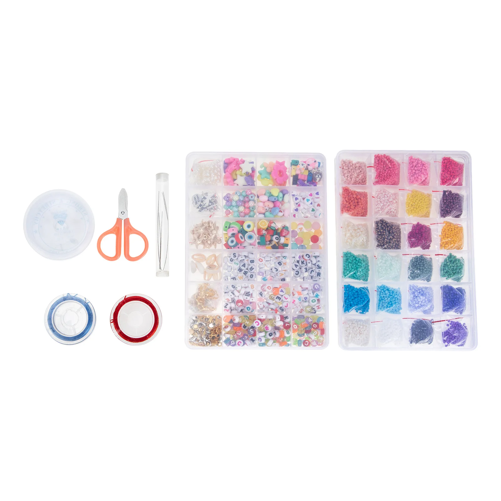 1 set 1 Set Glass Spacer Loose For Diy Jewelry Making Craft Accessories Small Set Beads For Jewelry Making Diy Craft Beads