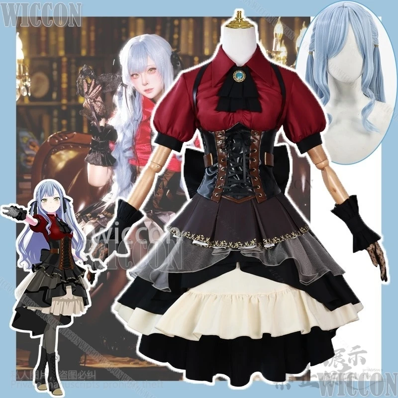 Ave Mujica Anime Game BanG Dream Cosplay It's MyGO!!! Costume Gothic Princess Skirt Lolita Dress Woman Girl Halloween Customized