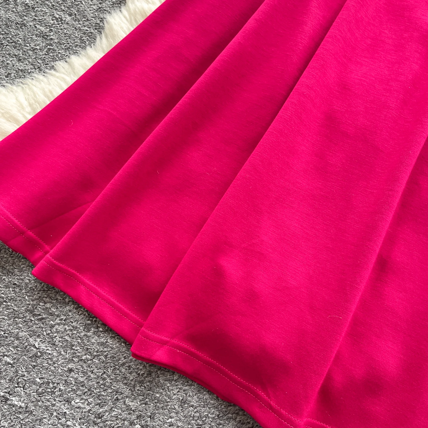 Chic vintage sexy lettera ricamata O-collo manica corta Elegante fata moda coreana Boho Sundress abbigliamento donna