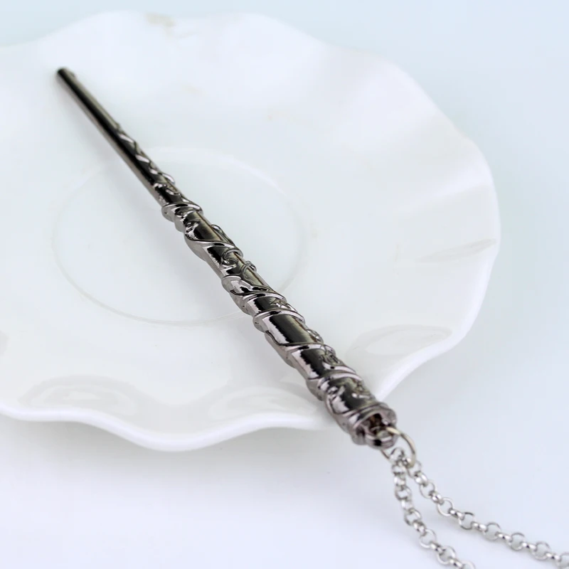 فيلم هاري المفاتيح الأزياء تأثيري العصا السحرية قلادة كيرينغ المشجعين حقيبة الظهر اكسسوارات مجوهرات هدايا #5