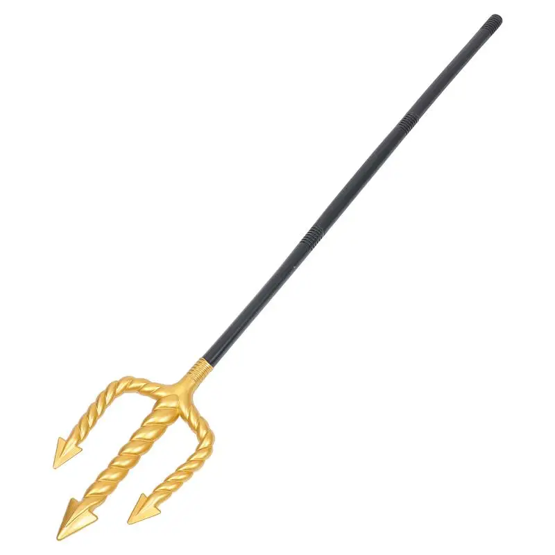 

Halloween Decoration Plastic Imitation Trident Cosplay Trident Plaything Miniatures Stage Mermaid Toy Equipment Crafts Ornaments