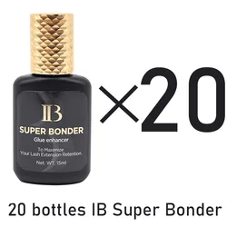 20 Bottles IBeauty Super Bonder 15ml Maximize Your Eyelashes Retention Extensions Supplies Glue Korea IB Adhesive Enhancer