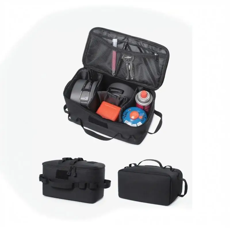 Wearproof Large Capacity Outdoor Camping Storage Bag Foldable for Ground Nail Picnic Cookware Trekking Trip