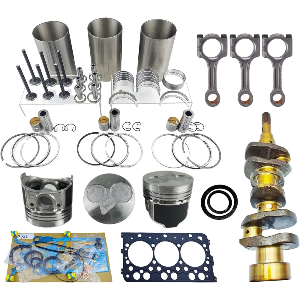 D722 D722EBH Crankshaft Connecting Rod Overhaul Rebuild Kit FITS Kubota Engine