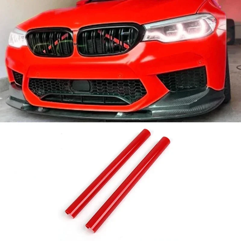 Pour BMW F30 F10 F20 F11 F31 F07 F32 F33 F34 F36 – 2 pièces, garnitures de calandre avant style V, bandes de recouvrement, autocollants de cadre