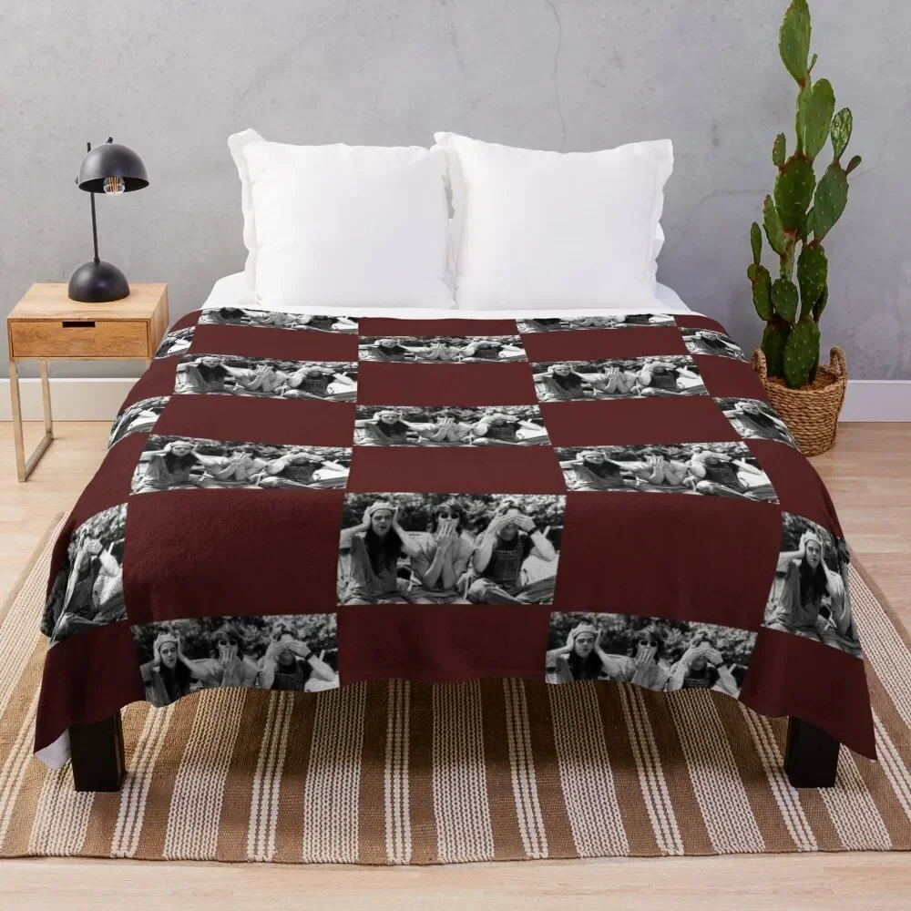 

See no evil, Throw Blanket Lightweight Warm Blanket for Travel Camping