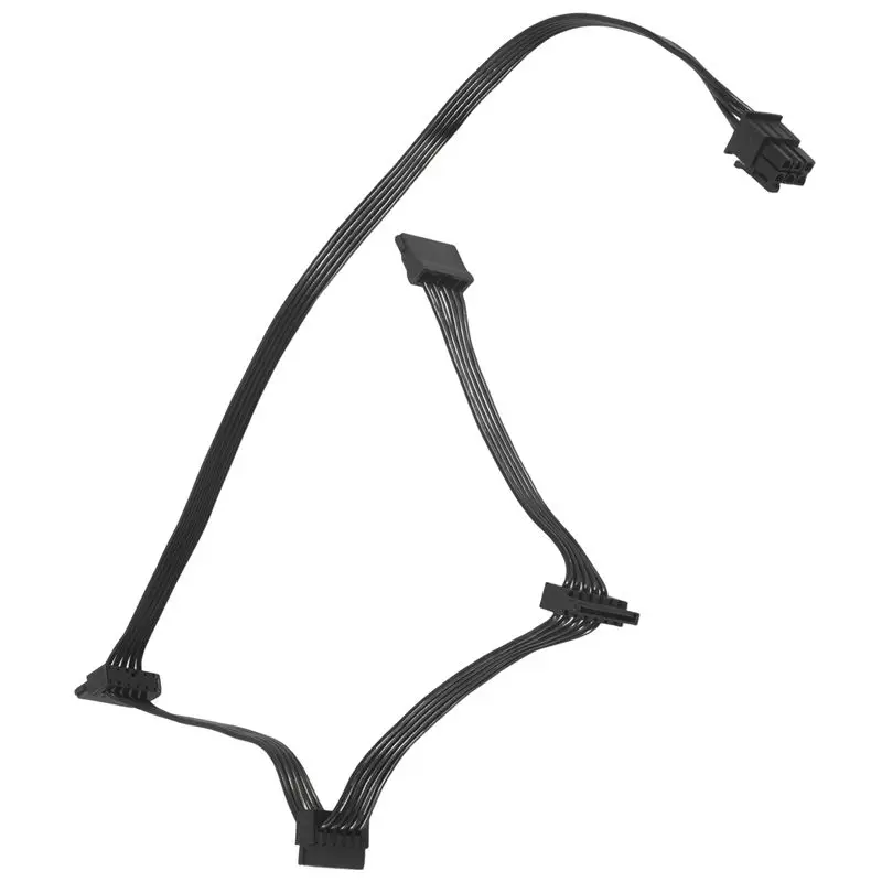 6 PIN To 4X Sata Power Cable 6Pin To 4 SATA Cable 6PIN To Sata15pin X4 Adapter Cable For Seasonic Modular Power Supply User-Frie
