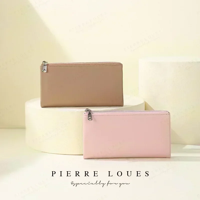 Simple Long Folding Wallet Large Capacity Zipper Purses for Women Card Holder Coin Pocket Wallets Female Purse Wholesale