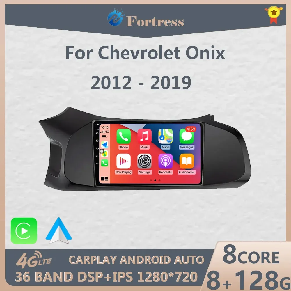 

Автомобильный радиоприемник 2 Din Android для Chevrolet Onix 2012-2014 2015 2016 2016 2019 WIFI GPS CarPlay Android Auto 2din Мультимедийный плеер