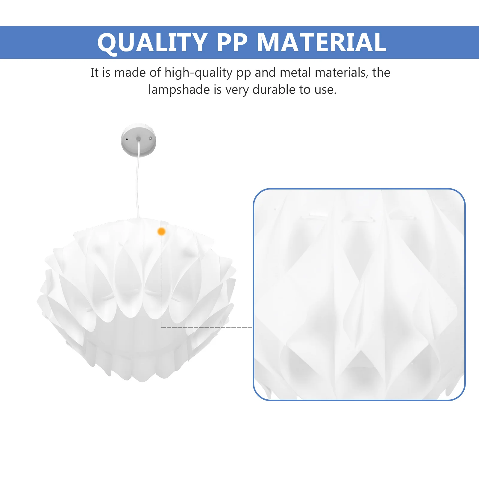 

1pc Creative Ceiling Light Lampshade Modern Nordic Style Pp Metal Pendant Lamp Cover For Bedroom Home Decor Lighting Accessory