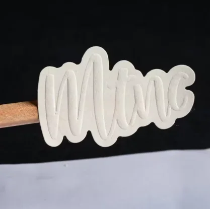 customized-embossed-environmentally-friendly-art-paper-labels-self-adhesive-paper-with-multiple-shapes-to-choose-from