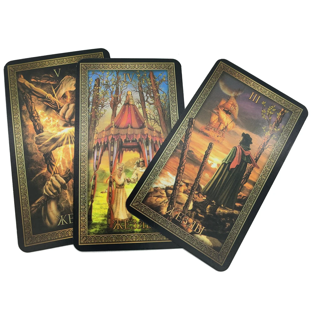 Russian Instructions Карты Таро Гранд Люкс Grand Luxe Tarot in Russian tarot Cards For Beginners