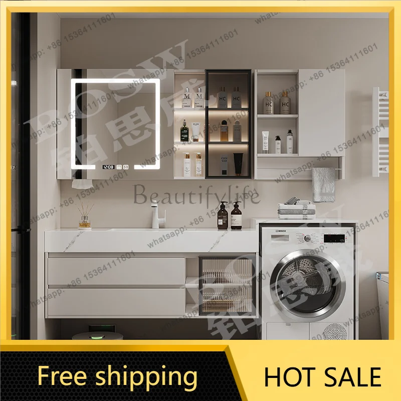 Best Sellers Salon White Bathroom Cabinet Modern Minimalist Design Accent Nordic Luxury Clear Cupboard Universal Universal Room