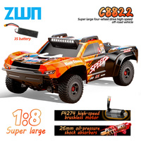 ZWN C8822 Rc Cars 1/8 Large Size 4wd High-Speed Off-Road Vehicle Professional Brushless Remote Control Drift Car Model