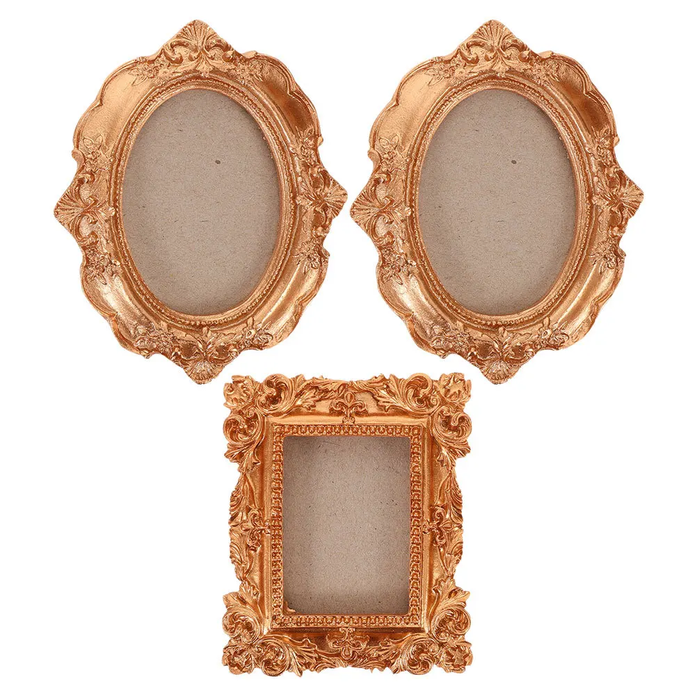 

3Pcs Magnetic Photo Frame Display DIY Oval Rectangle Seashell Display for Refrigerator Photo Holder Frame Fridge Magnet Frames