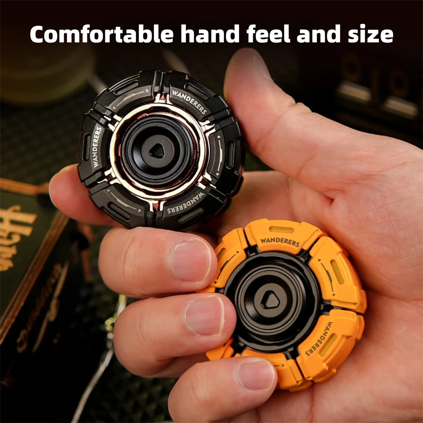 ของเล่นฟิดเจ็ตสปินเนอร์โลหะผสมสร้างสรรค์ ของเล่นคลายเครียดสำหรับผู้ใหญ่ ของเล่นสัมผัส ฟิดเจ็ตสปินเนอร์ไจโร EDC ของเล่นบรรเทาความเครียด ของขวัญ