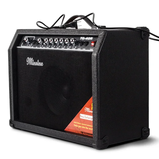 Electric guitar drive guitar amplifier 40 watt suit for guitar 44*22*33cm black hot-sale