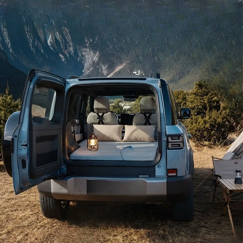 MKcamp DuPont Equation Leopard Titanium 7 Car Bed Outdoor Camper Rear Travel Bed Removable Single Double Mat