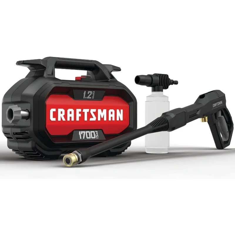 

CRAFTSMAN Electric Pressure Washer, Cold Water, 1700-PSI, 1.2-GPM, Corded (CMEPW1700)