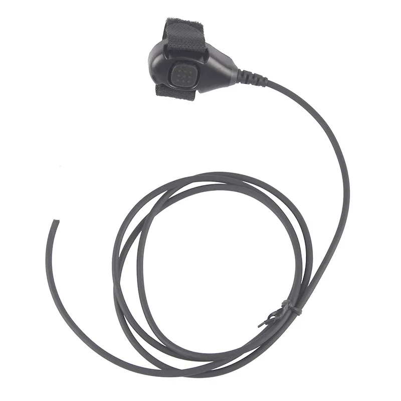 

Single fitting Finger PTT Be used for Throat Mic Miniphone Covert Acoustic Tube Earpiece Headset for Motorola Two Way Radio