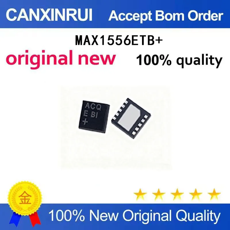 

(5-100 Pieces) New stock MAX1556ETB+MAX1556E silk screen ACQ QFN10