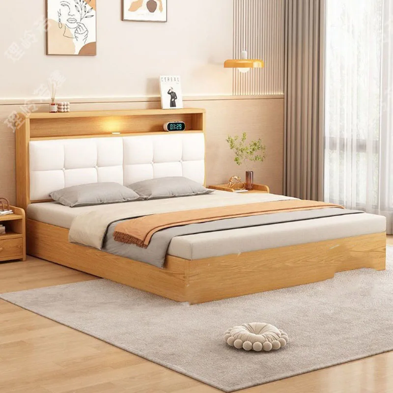 

Sleeping Mobile Bed Princess Floor Design Girls Modern Luxury Bedroom Queen Baby Bed Double Letto Matrimoniale Home Furniture