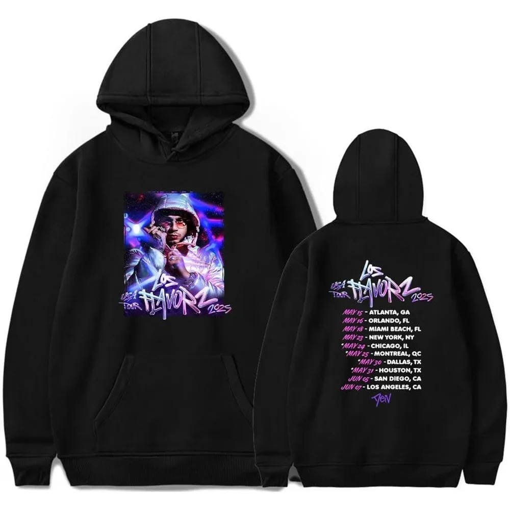 

Dei V Los Flavorz USA Tour 2025 Merch Hoodie Pockets Drawstring Unisex Hooded Sweatshirt Fashion Clothing