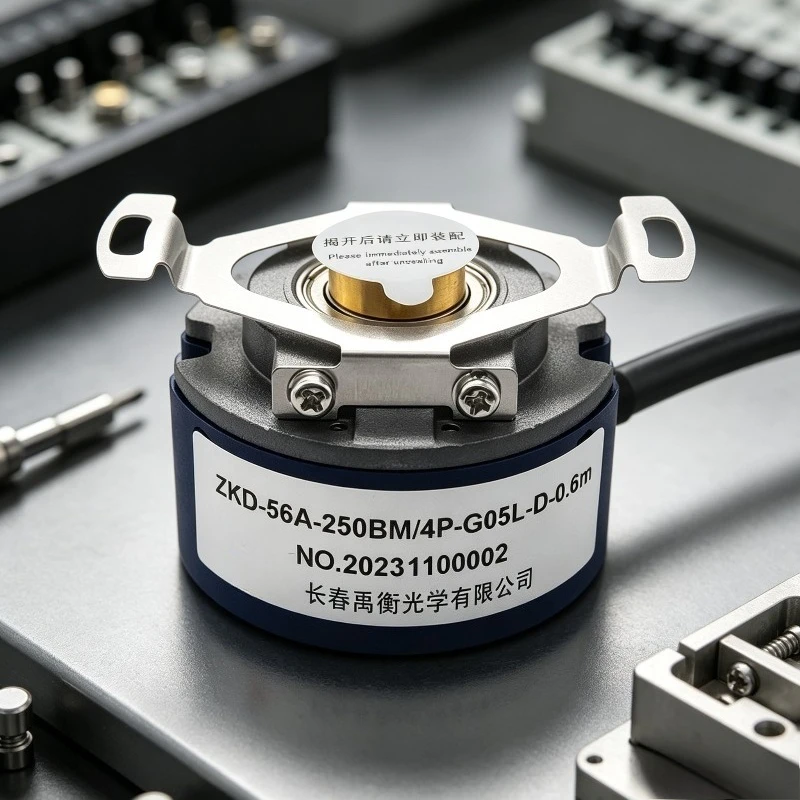 High Precision Industrial Incremental Rotary Encoder ZKD-56A-250BM/4P-G05L-D-0.6m Servo Motor Feedback Sensor