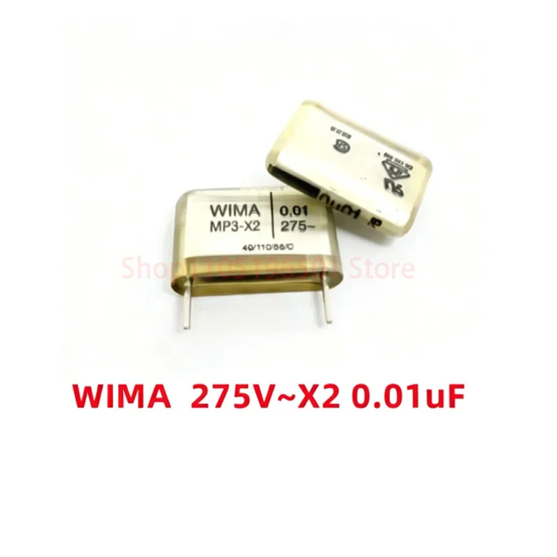 5PCS 275V-250V-MP3-Y2-X2-0.01UF-10nF-0u01 WIMA Audio Film Capacitor