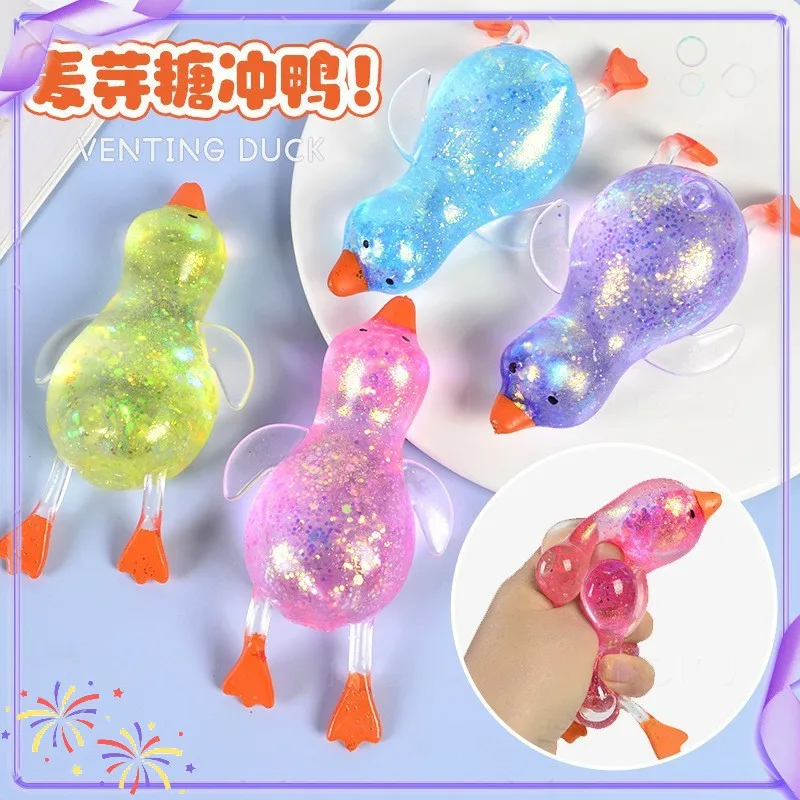Aurora Maltose Duck Pinch And Stress Relief Toy, Slow Rebound Syrup Ball For Children'S Adults Office Home Stress Relief
