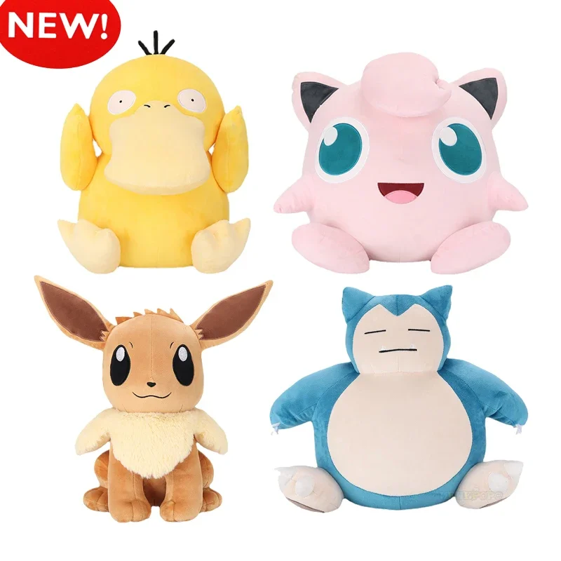 Juguete de Peluche de Pokémon, muñeco de Peluche Original de 40 estilos, Jigglypuff, Snorlax, Bulbasaur, Eevee, Anime, regalo