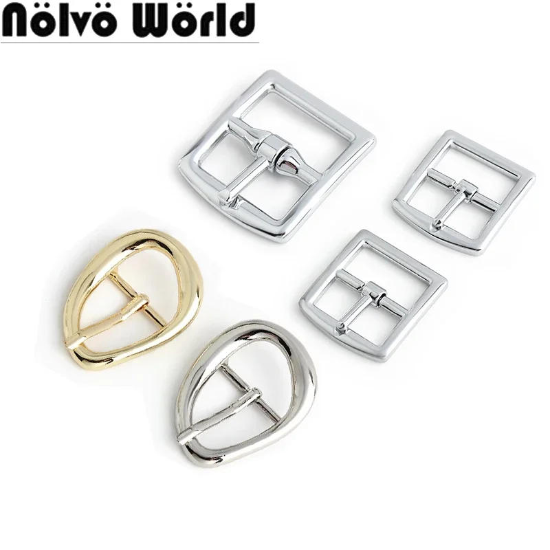 5/20/50PCS 54x40/28x26/39x36MM Metal Slider Buckles For Handbag Shoes Bags Backpack Strap Pin Belt Buckle Sewing Accessories