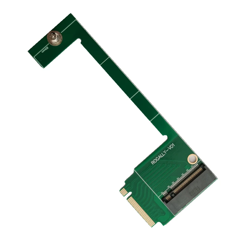 Für rogally ssd adapter pcie 4,0 m. 2 ssd speicher karte riser konverter übertragungs karte 90 grad übertragungs karte für rog ally handheld