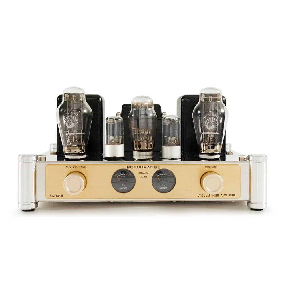 REISONG A50 MKIII HiFi Tube Amplifier Single-Ended Fever Tube 300B/6N8P/5Z3PAT 8.2W X 2 Home Use Bluetooth Optional