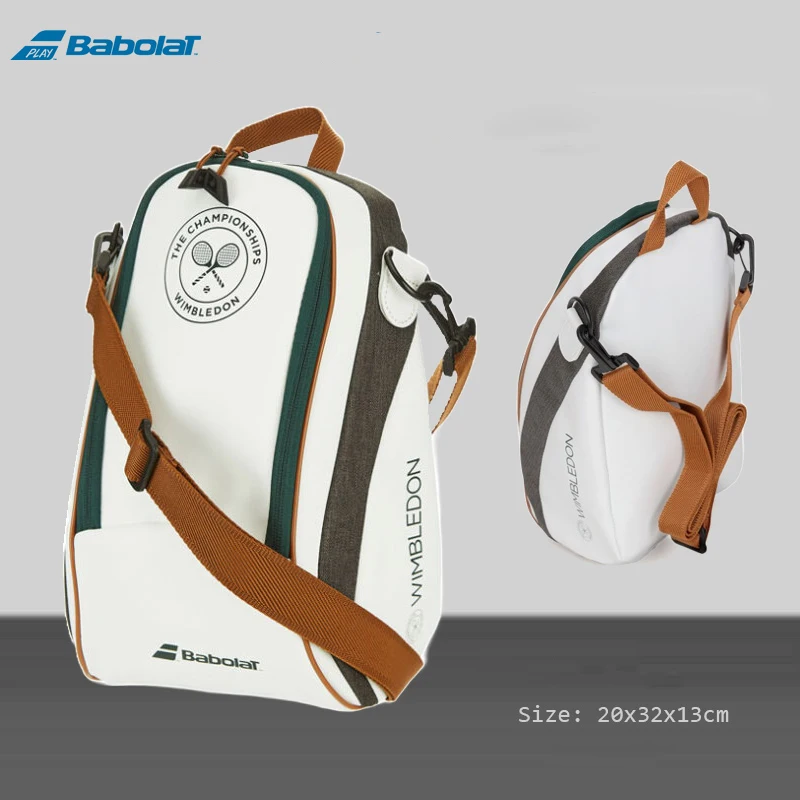 Babolat Tennis Backpack PURE Wimbledon Series Raqueteira Tennis Bag 2 /6 Tennis Racket Bag Padel Racket Badminton Raquete Tenis