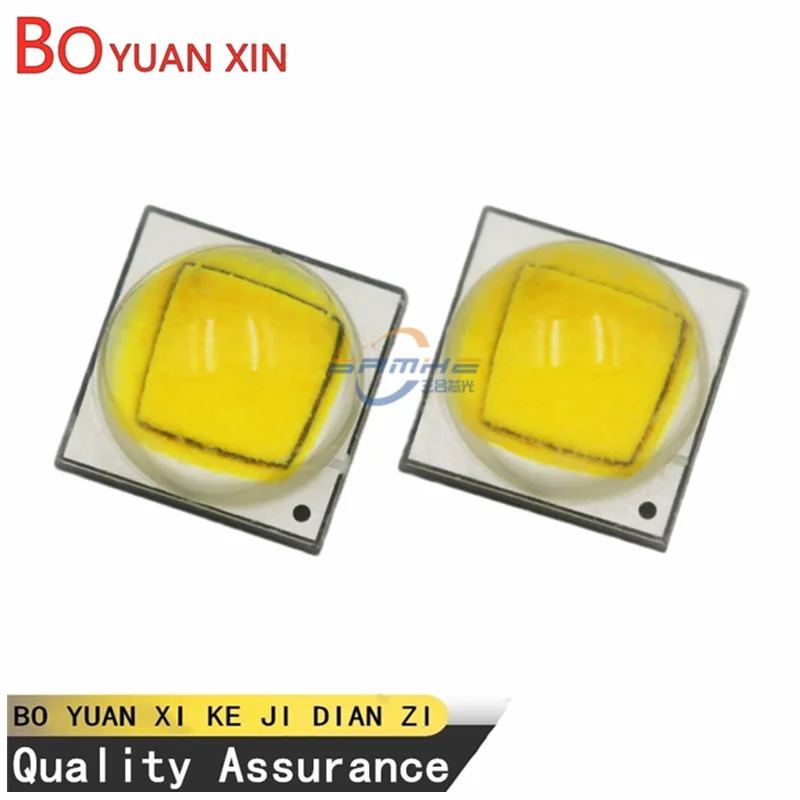 10pcs 5050 Ceramic White, Red, Green, Blue, Yellow, Purple, Warm White 10W Flashlight High-Power LED Light Emitting Diode
