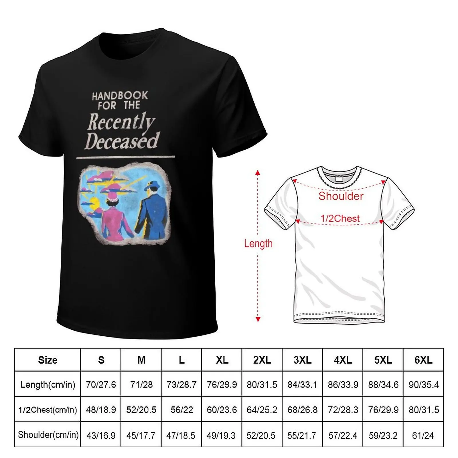 Handbook for the Recently Deceased T-Shirt Plus Size Loose Short Sleeve Top