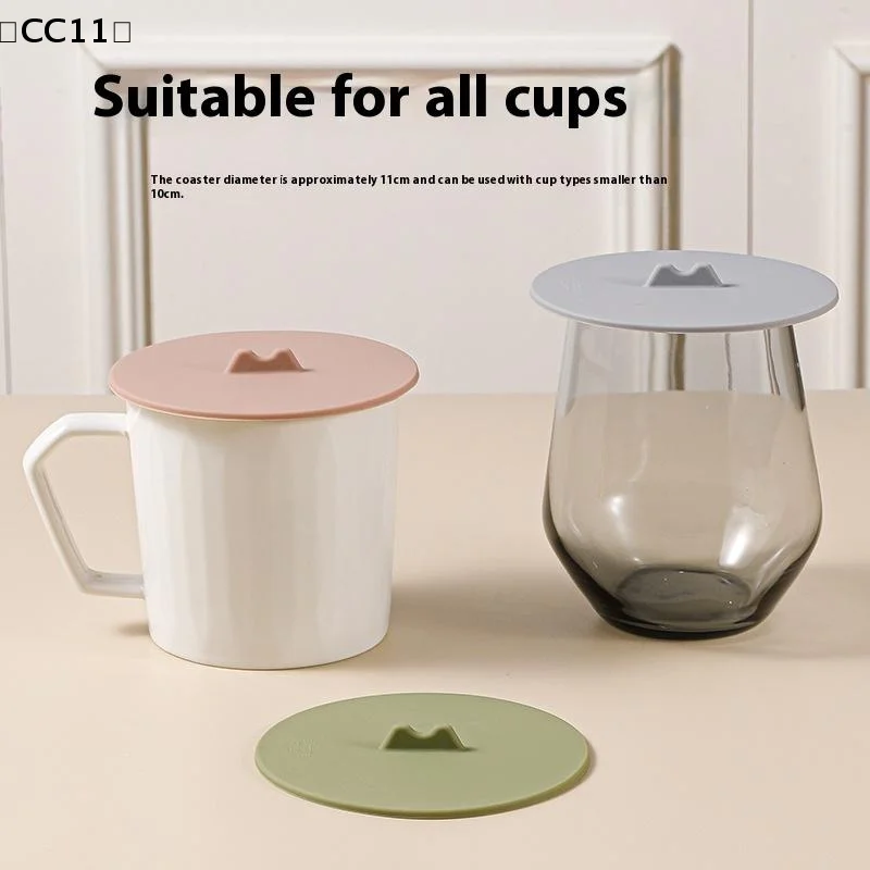 Silicone Cup Lid Heat Resistant Leak-proof Sealed Coffee Mug