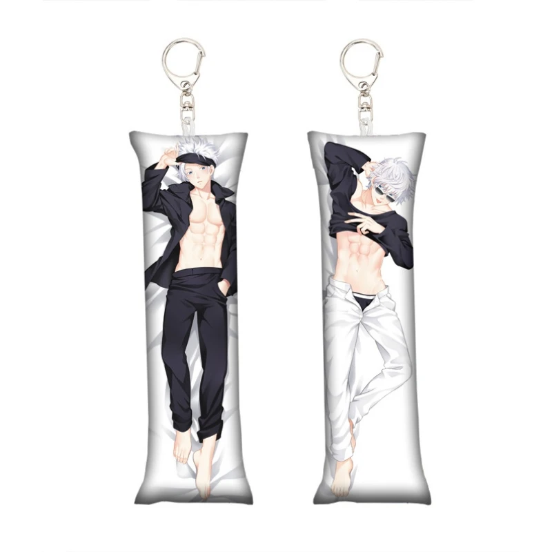 Anime Itadori Yuji Fushiguro Megumi Satoru Gojo Ryomen Ryome Cosplay 5X15cm Mini Dakimakura Pillow Case Hugging Body Prop