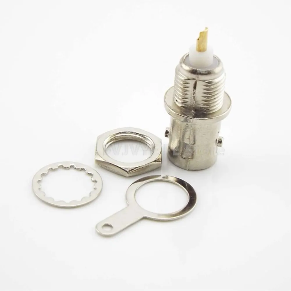 BNC Female Connectors Adapter Panel Chassis Mount Coaxial Cable Monitor Accessories For Welding Machine Parts F5