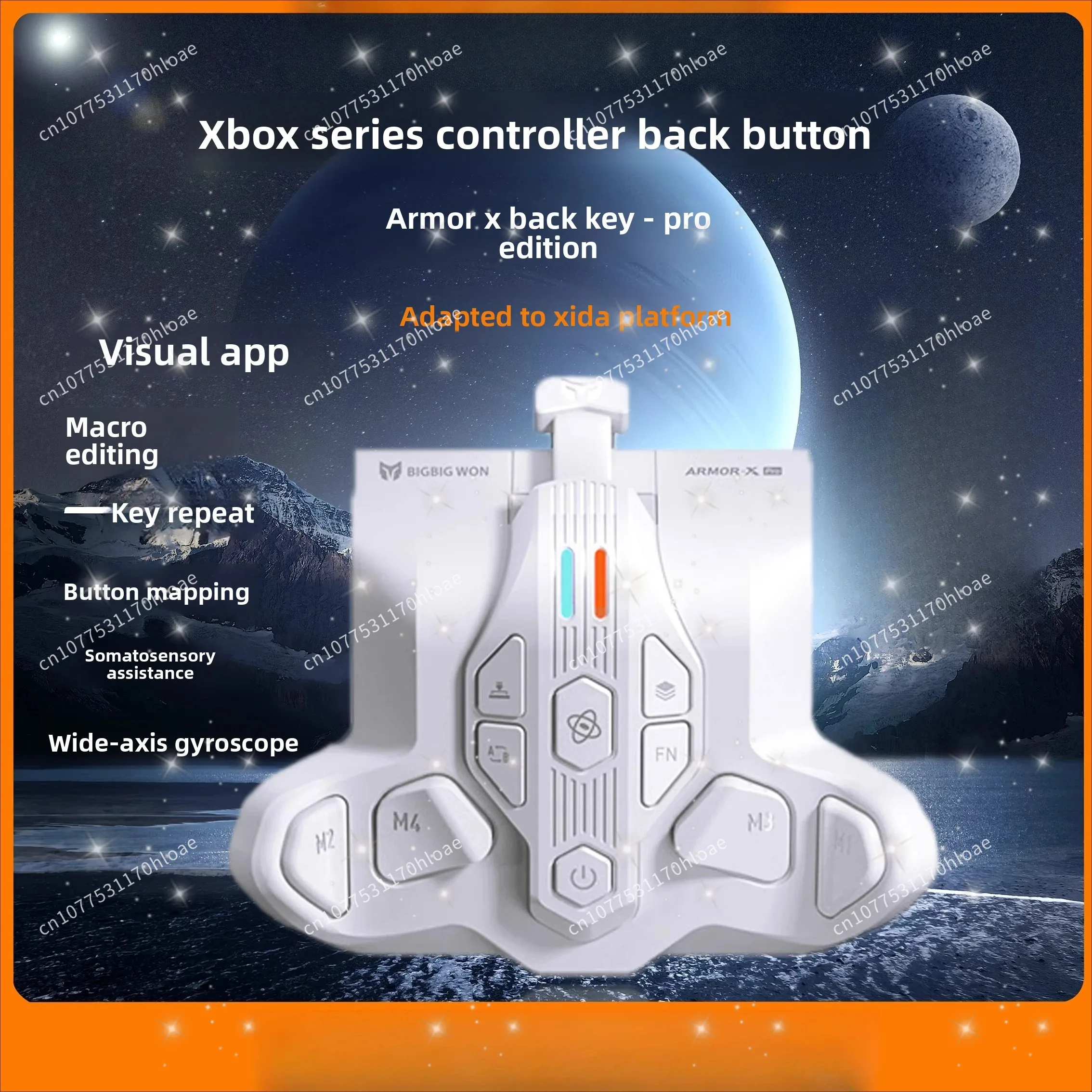 

Беспроводной приемник Warframe X-Back Key, аксессуар для макроконтроллера с задними кнопками, специально для контроллеров Xbox Series, стандартная версия