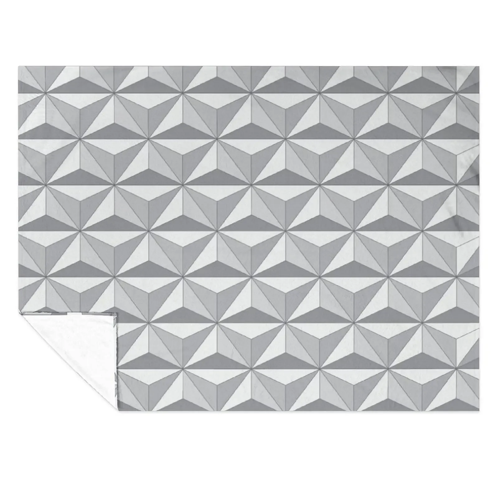 

Geodesic Sphere, Greyscale - Dark Throw Blanket Thin Decorative Sofa Furry halloween Blankets