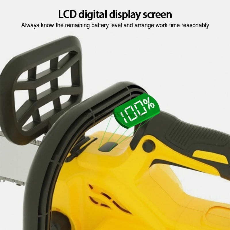 منشار كهربائي محمول عالي السرعة 12 بوصة قاطع خشب لاسلكي بطارية ليثيوم قابلة لإعادة الشحن منشار محمول للمنزل #2