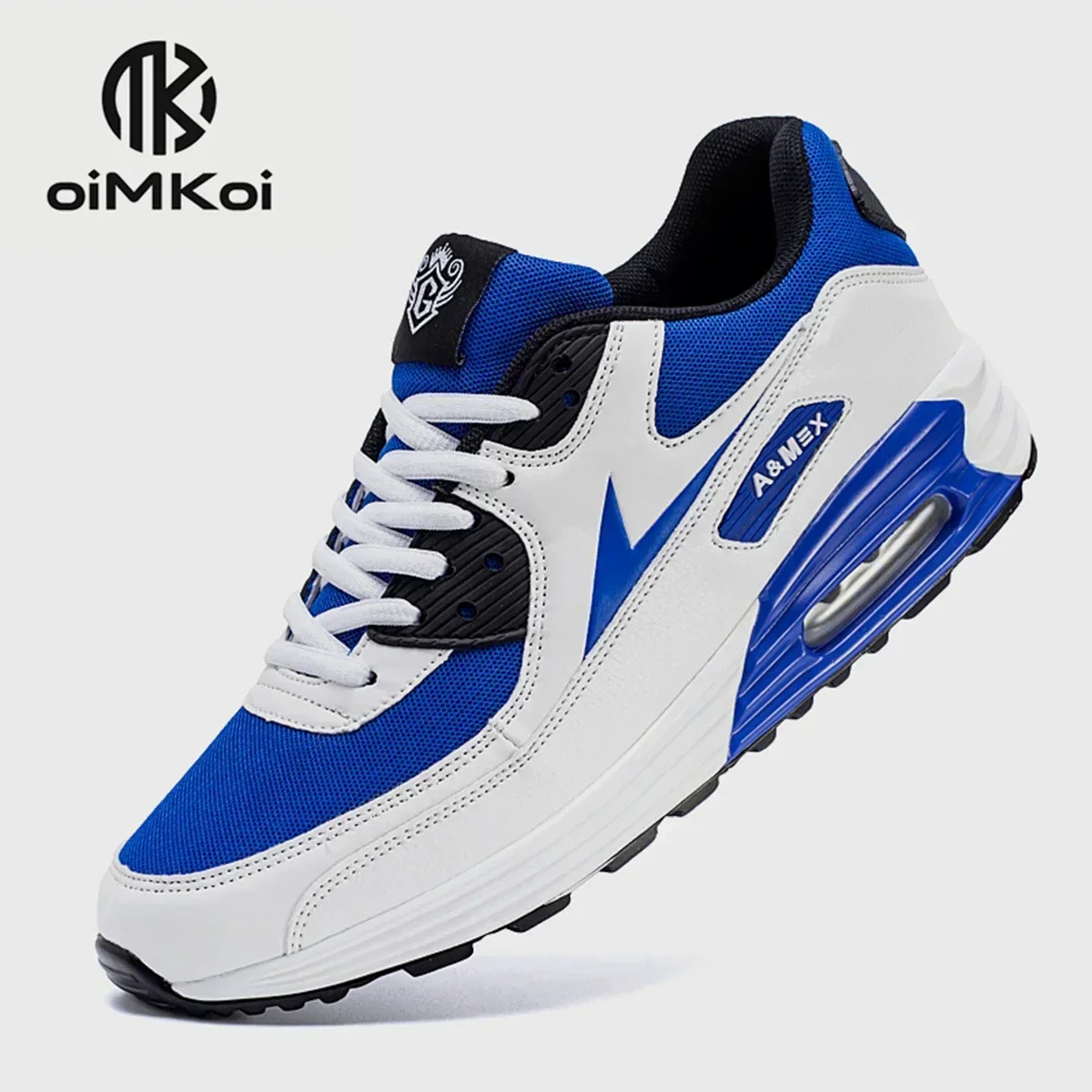 OIMKOI Men's Fashion Sneakers Classical Casual Breathable Air Cushion Running Sports Shoes