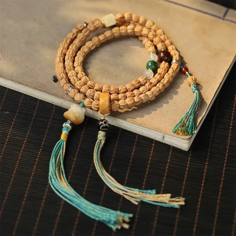 الطبيعية بايرن البذور مستقيم قطع سوار الإبداعية العرقية نمط العصرية Ruisen الصحوة الأسد النسيج الفن حلقة متعددة بوذا يكون